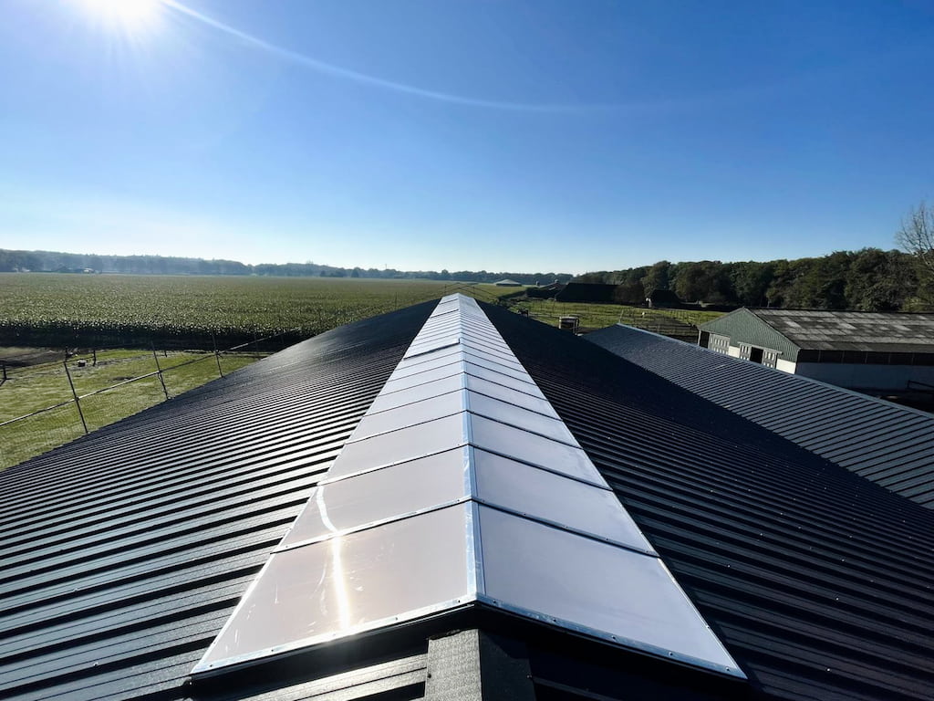 Airlight system on roof in Teteringen